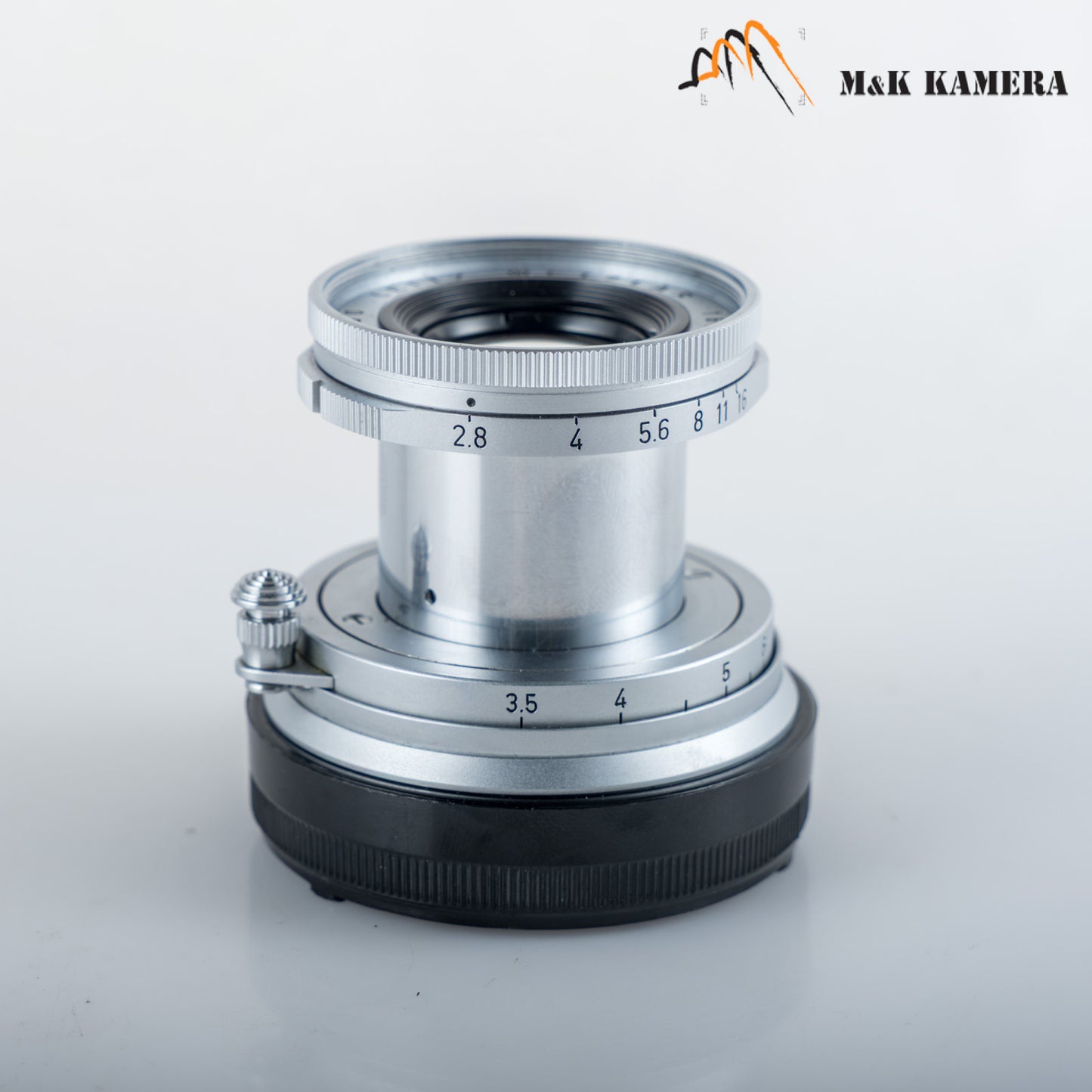 LEITZ Leica Elmar M 50mm/F2.8 Ver.I Silver Lens Yr.1959 Germany #23983