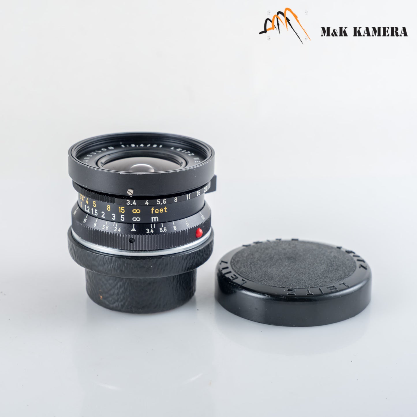 LEITZ Leica Super-Angulon M 21mm/F3.4 Ser.VII Black Lens Yr.1977 Germany #23898