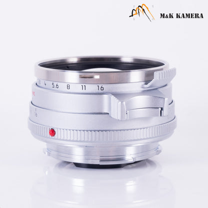 Brand New Leica Summilux-M 35mm/F1.4 E46 Steel Rim 2022 Silver Lens Germany 11301 #11301